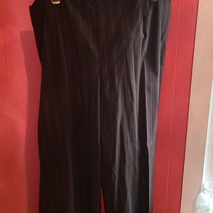 Dark brown stripped pants